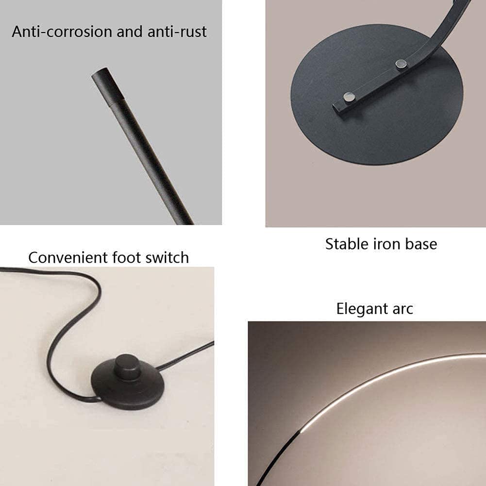 Amazon.com: ZGHD LED Arc Floor Lamp,Modern Minimalist Standing